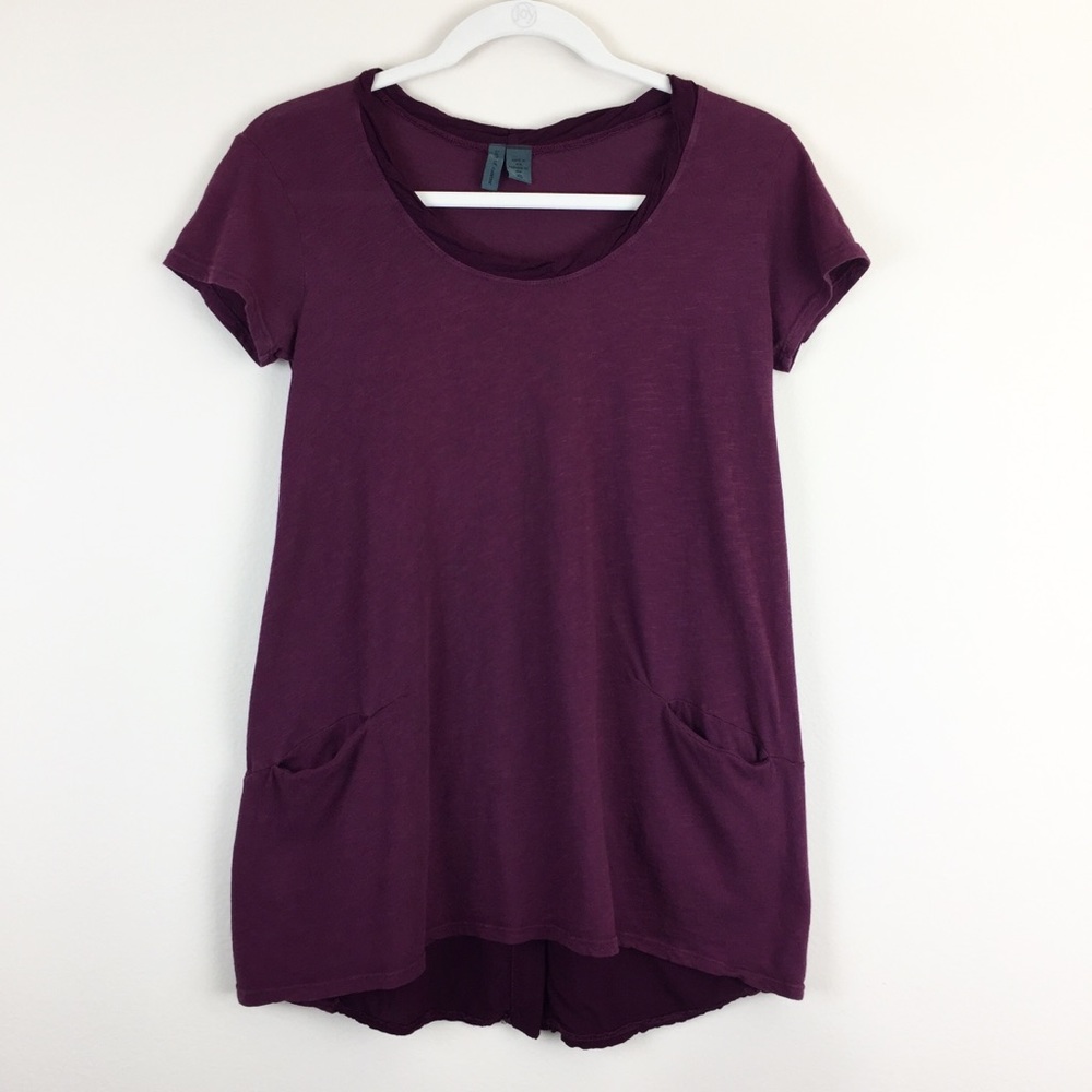 Anthro Left of Center Clea Short Sleeve Pocket Tee